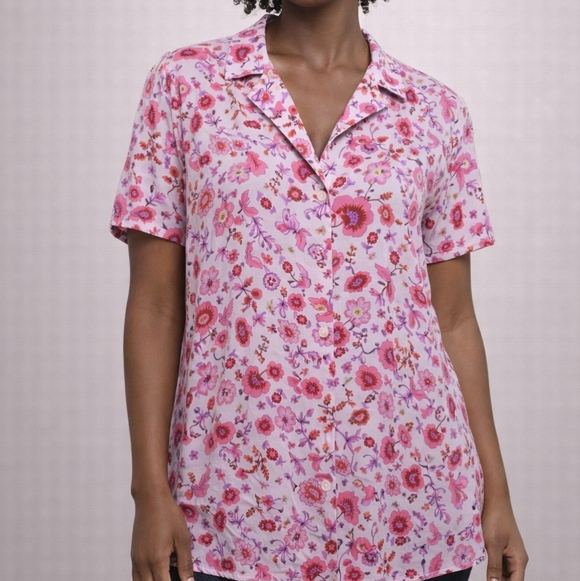 torrid Tops - Torrid | Women | Top | Tie Front | Pink | Size 4 (Equiv 3x)